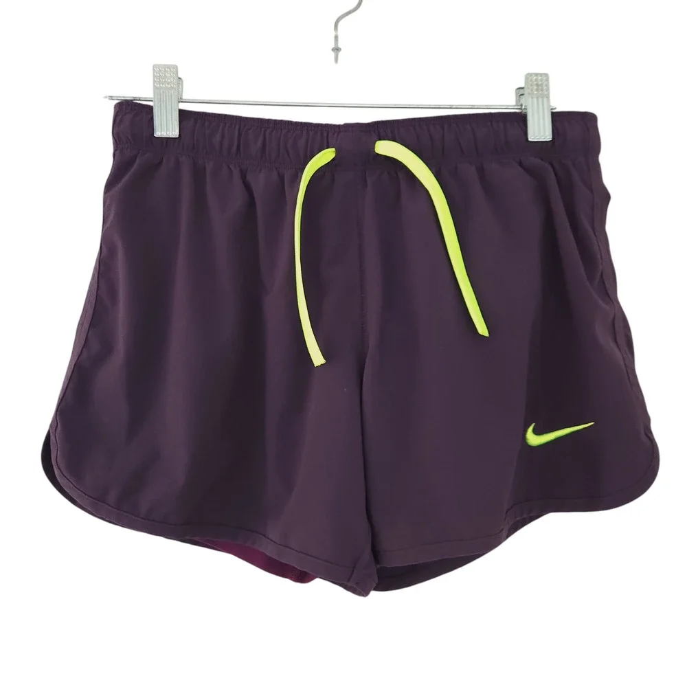 Nike Running Shorts Women Size XS Eggplant Purple Athletic Shorts